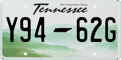 TN license plate Y9462G