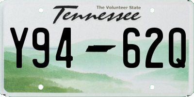 TN license plate Y9462Q