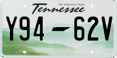 TN license plate Y9462V