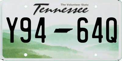 TN license plate Y9464Q