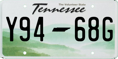 TN license plate Y9468G