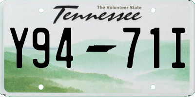 TN license plate Y9471I