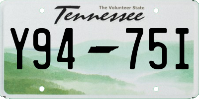 TN license plate Y9475I