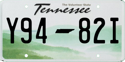 TN license plate Y9482I