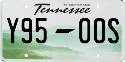 TN license plate Y9500S