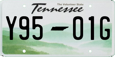TN license plate Y9501G
