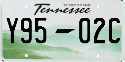 TN license plate Y9502C