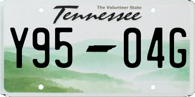 TN license plate Y9504G
