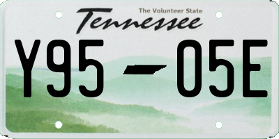 TN license plate Y9505E