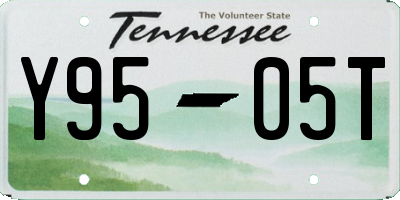 TN license plate Y9505T