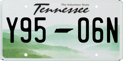 TN license plate Y9506N