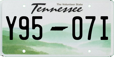 TN license plate Y9507I