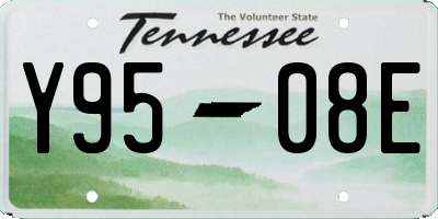 TN license plate Y9508E