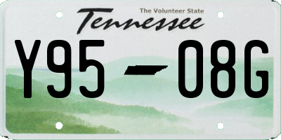 TN license plate Y9508G