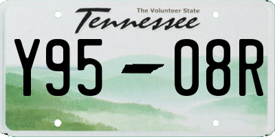 TN license plate Y9508R