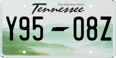 TN license plate Y9508Z