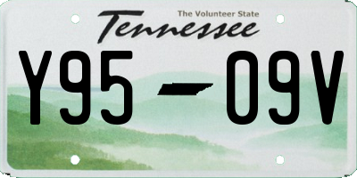 TN license plate Y9509V