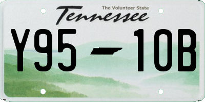TN license plate Y9510B