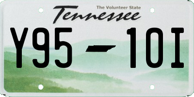 TN license plate Y9510I