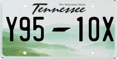 TN license plate Y9510X