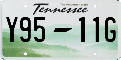 TN license plate Y9511G