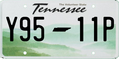 TN license plate Y9511P