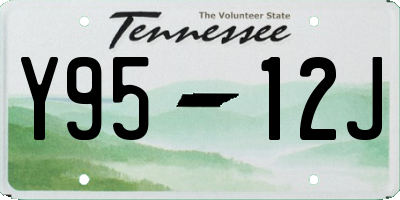 TN license plate Y9512J