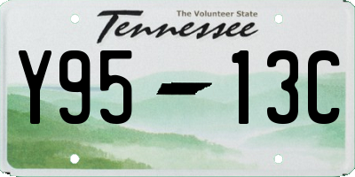 TN license plate Y9513C