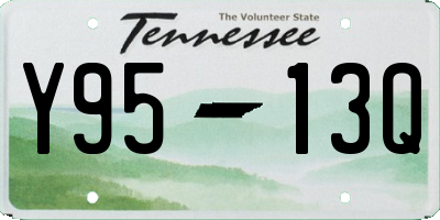 TN license plate Y9513Q
