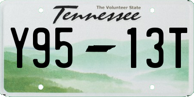 TN license plate Y9513T