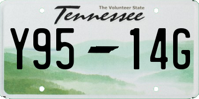 TN license plate Y9514G
