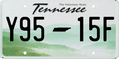 TN license plate Y9515F