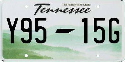 TN license plate Y9515G