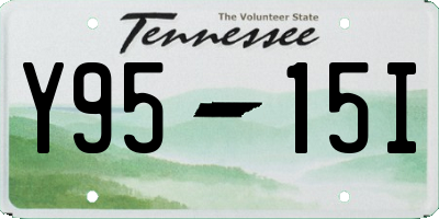 TN license plate Y9515I