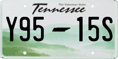 TN license plate Y9515S