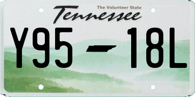 TN license plate Y9518L