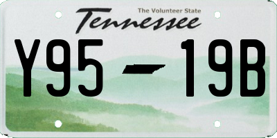 TN license plate Y9519B