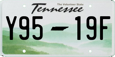 TN license plate Y9519F