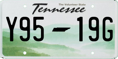 TN license plate Y9519G