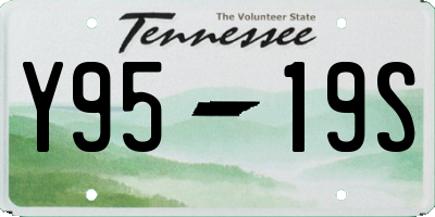 TN license plate Y9519S