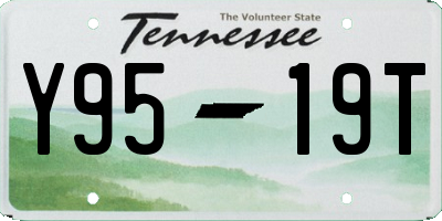 TN license plate Y9519T