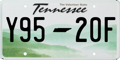 TN license plate Y9520F