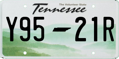 TN license plate Y9521R