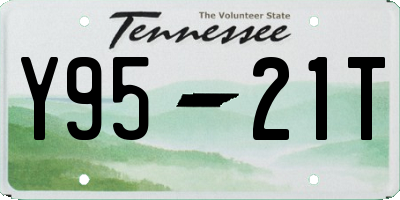 TN license plate Y9521T