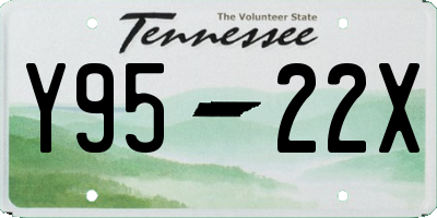 TN license plate Y9522X