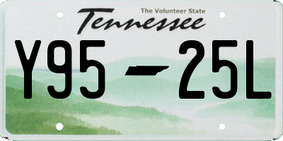 TN license plate Y9525L