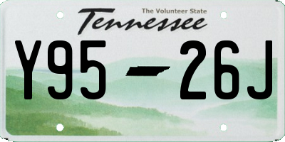 TN license plate Y9526J