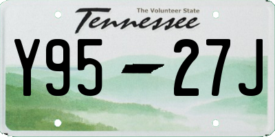 TN license plate Y9527J