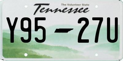 TN license plate Y9527U