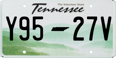 TN license plate Y9527V